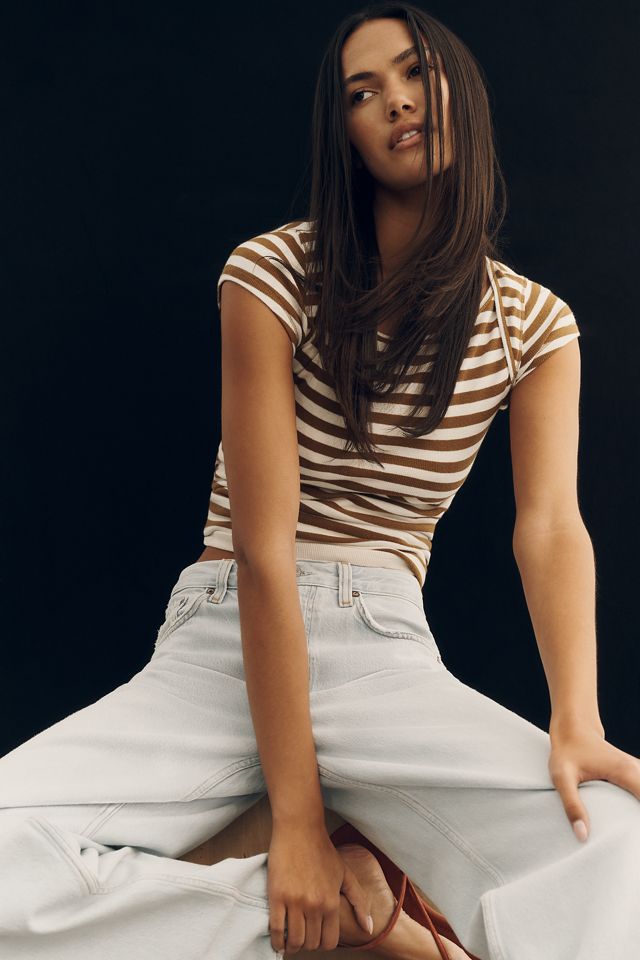 Pilcro Short-Sleeve Envelope Tee #2