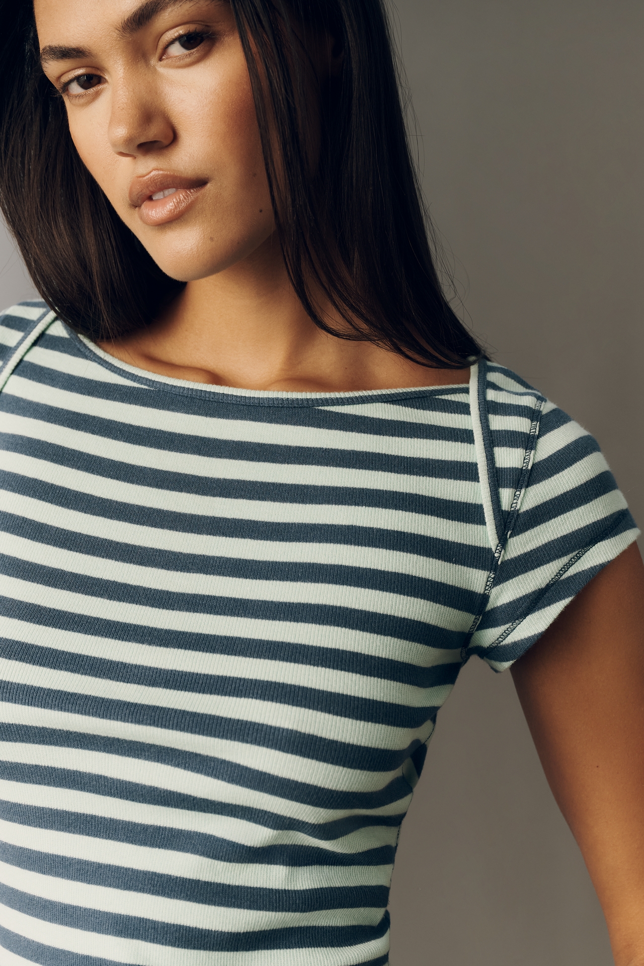 Pilcro Short-Sleeve Envelope Tee