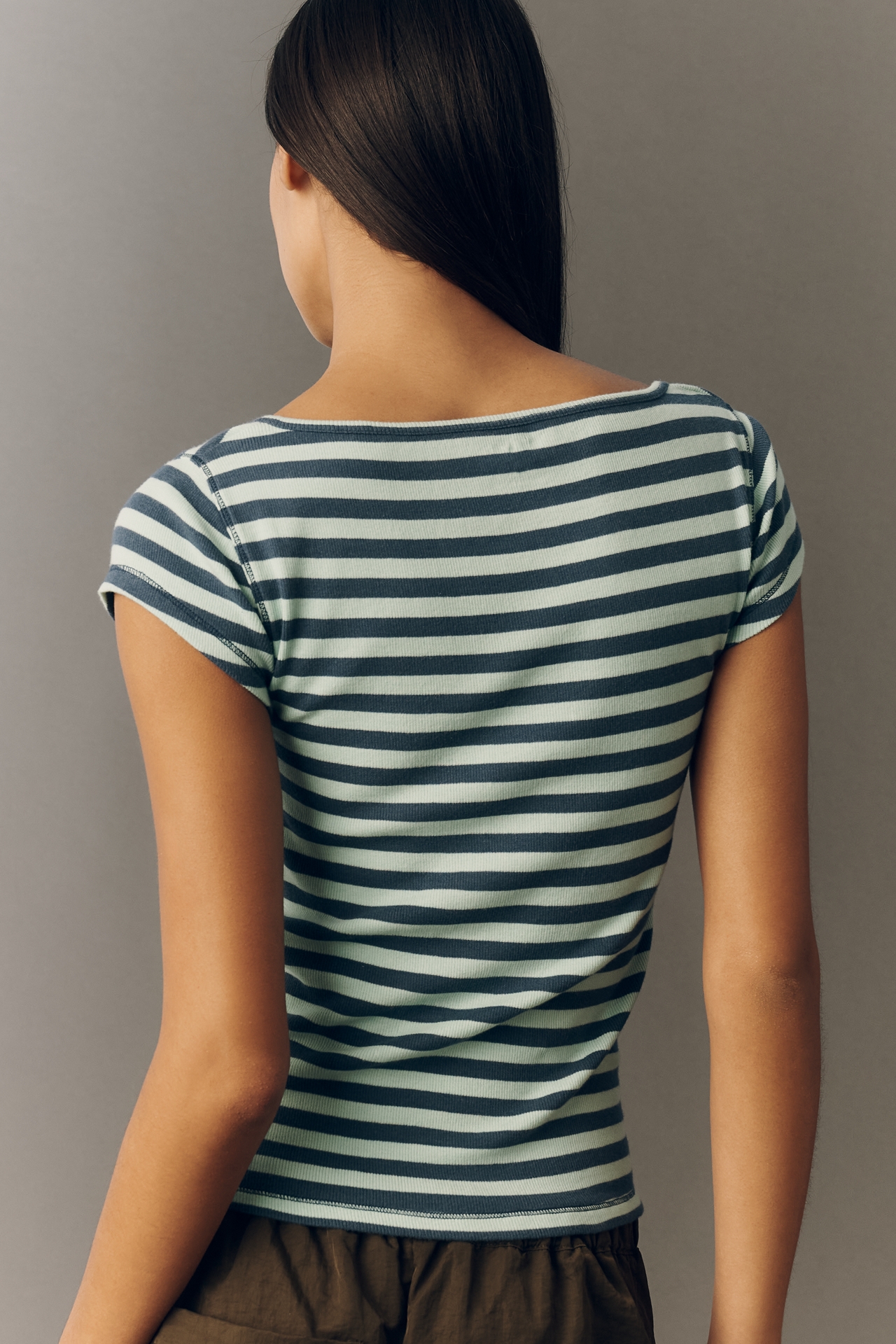 Pilcro Short-Sleeve Envelope Tee