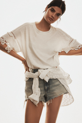 Heritage Lace-Trim Tee
