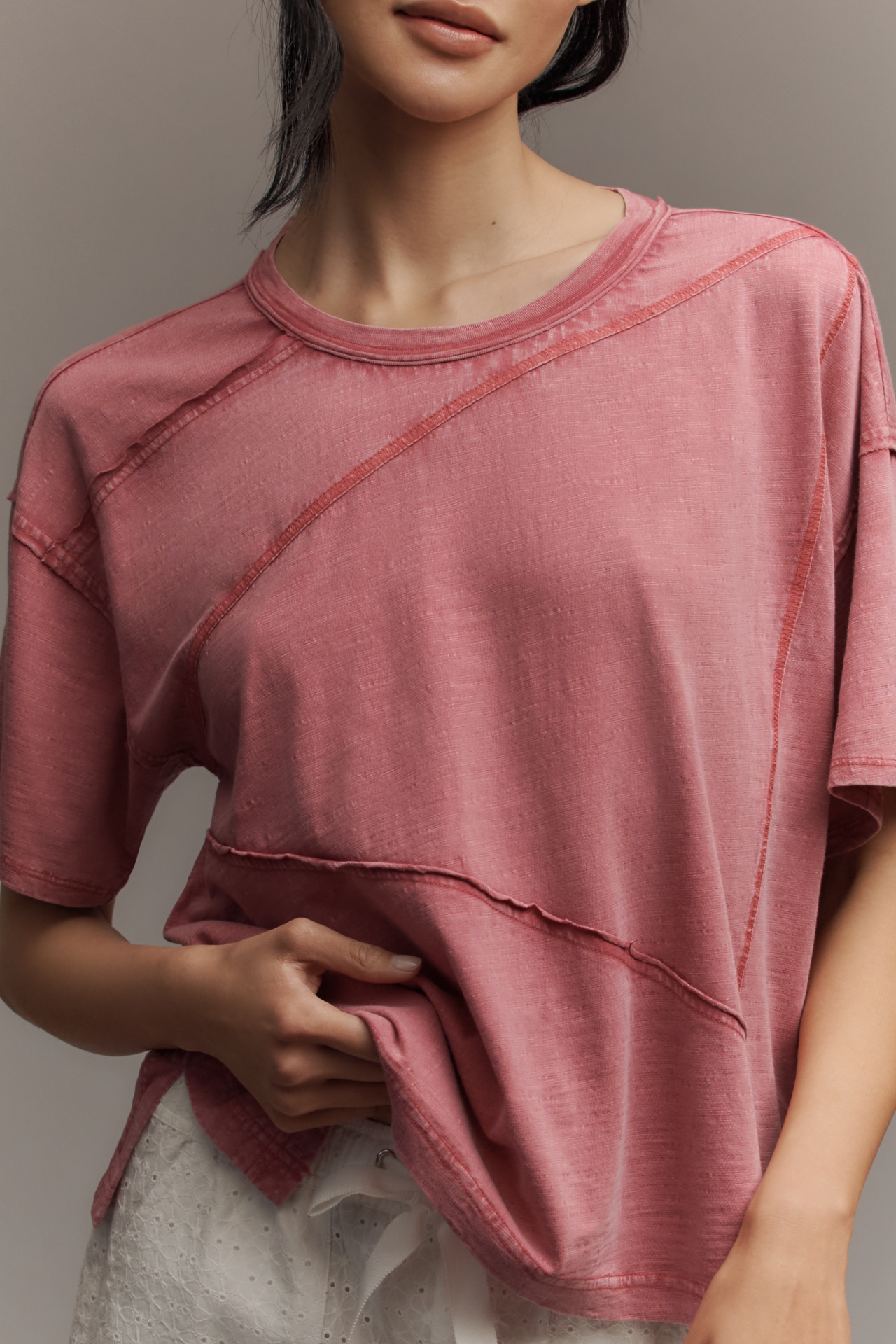 Pilcro Spliced Easy Tee