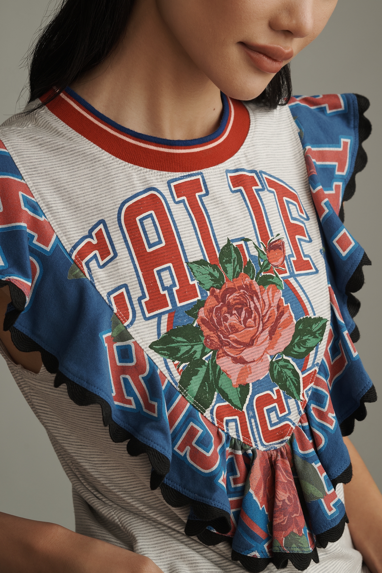 Maeve Reworked Sporty Tee