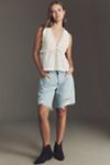 By Anthropologie Cutwork Babydoll Blouse