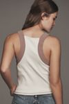 By Anthropologie Colorblock Snap-Front Tank Top