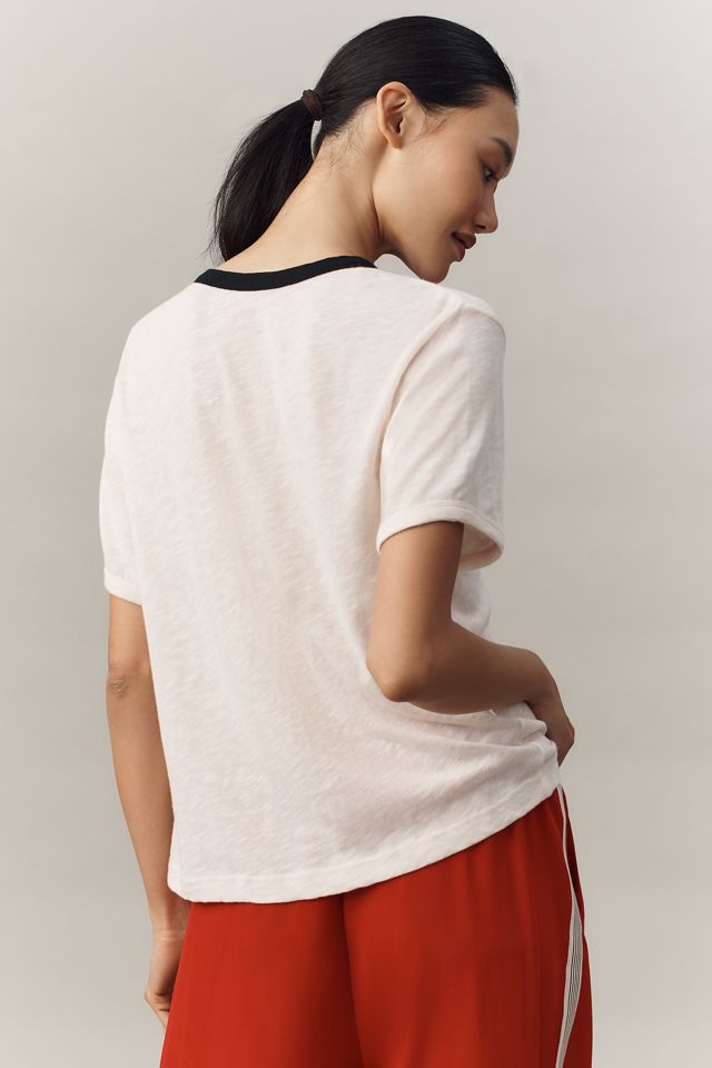 Maeve Graphic Ringer Tee #1