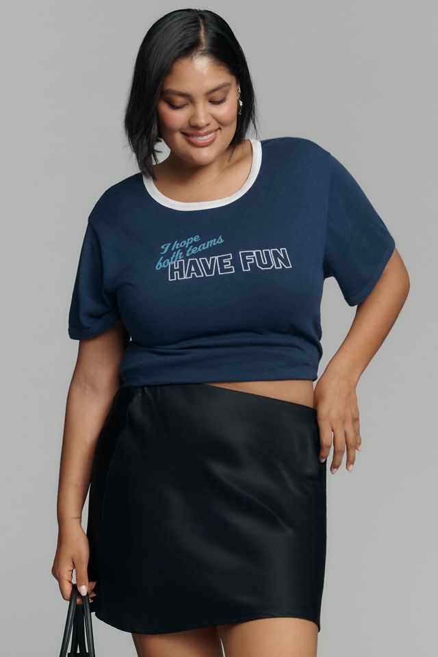 Maeve Graphic Ringer Tee #5