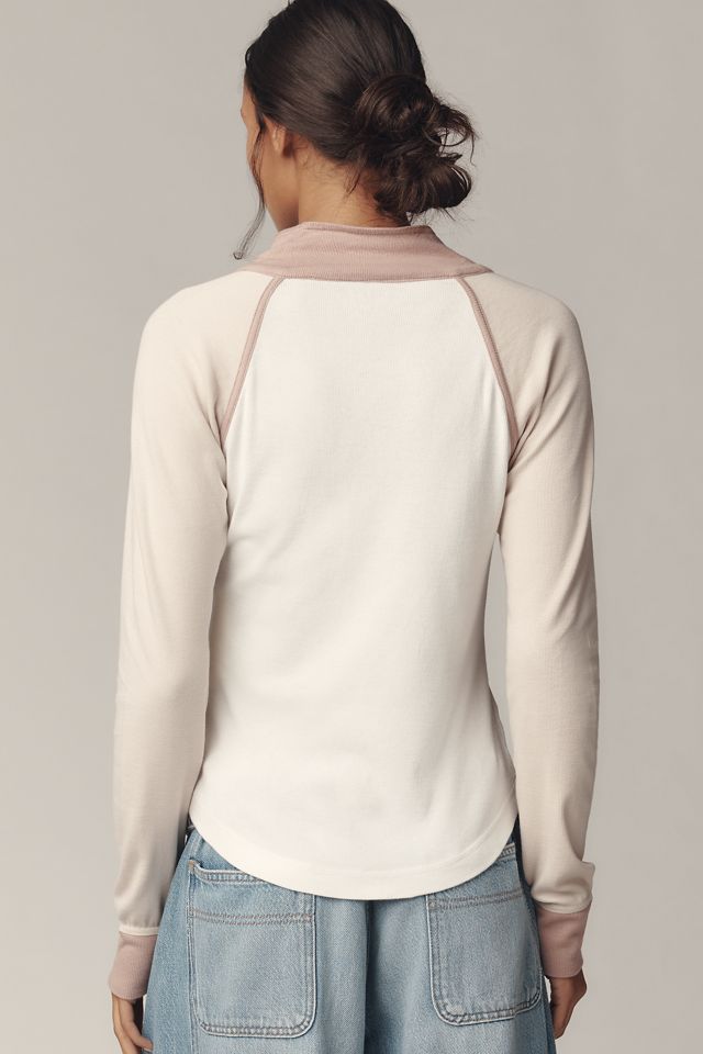 Pilcro Collared Half-Zip Pullover #1