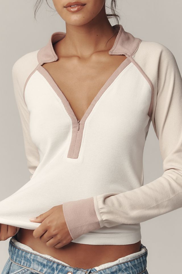 Pilcro Collared Half-Zip Pullover #2