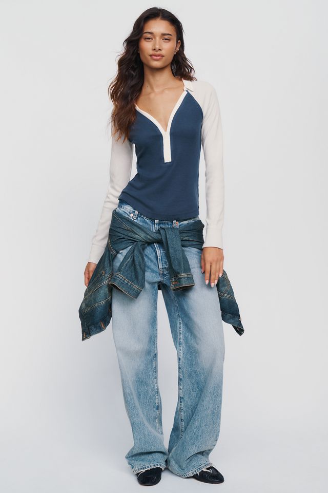 Pilcro Collared Half-Zip Pullover #1