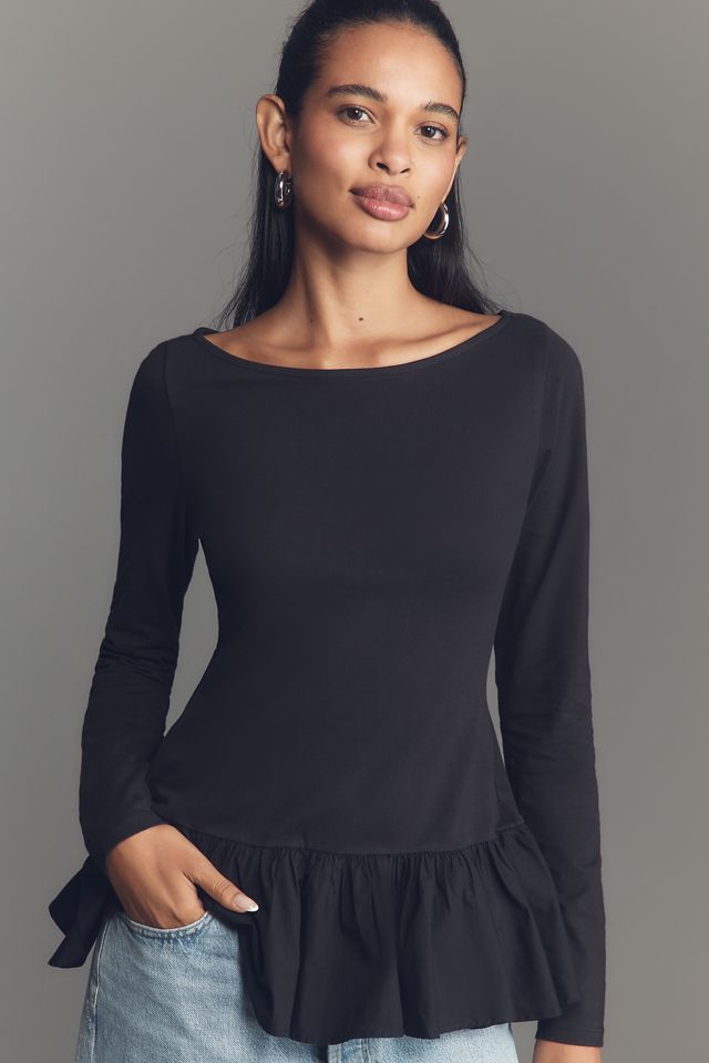 Top Peplum de Manga Larga Maeve #5