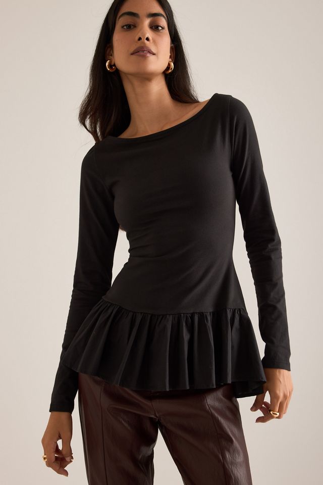 Top Peplum de Manga Larga Maeve #4