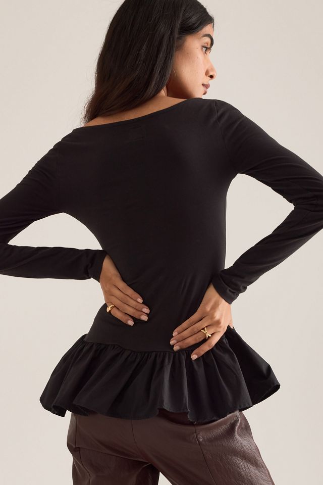 Top Peplum de Manga Larga Maeve #1