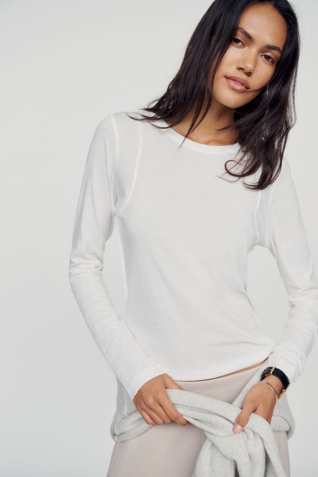 Pilcro Teddy Cotton Modal Tissue Tee #1