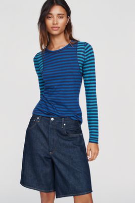 Pilcro Teddy Cotton Modal Tissue Tee