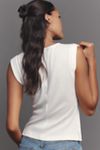 Pilcro Sleeveless Button-Front Knit Top
