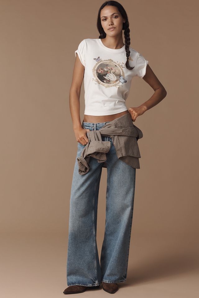By Anthropologie Butterfly Tee #2