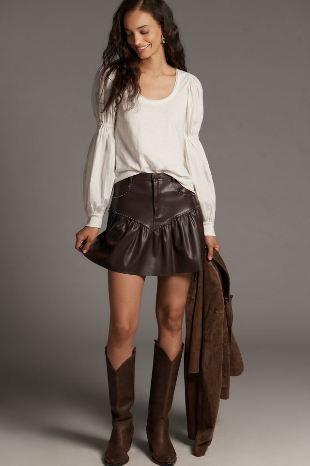 Pilcro Banded Puff-Sleeve Cotton Top #2