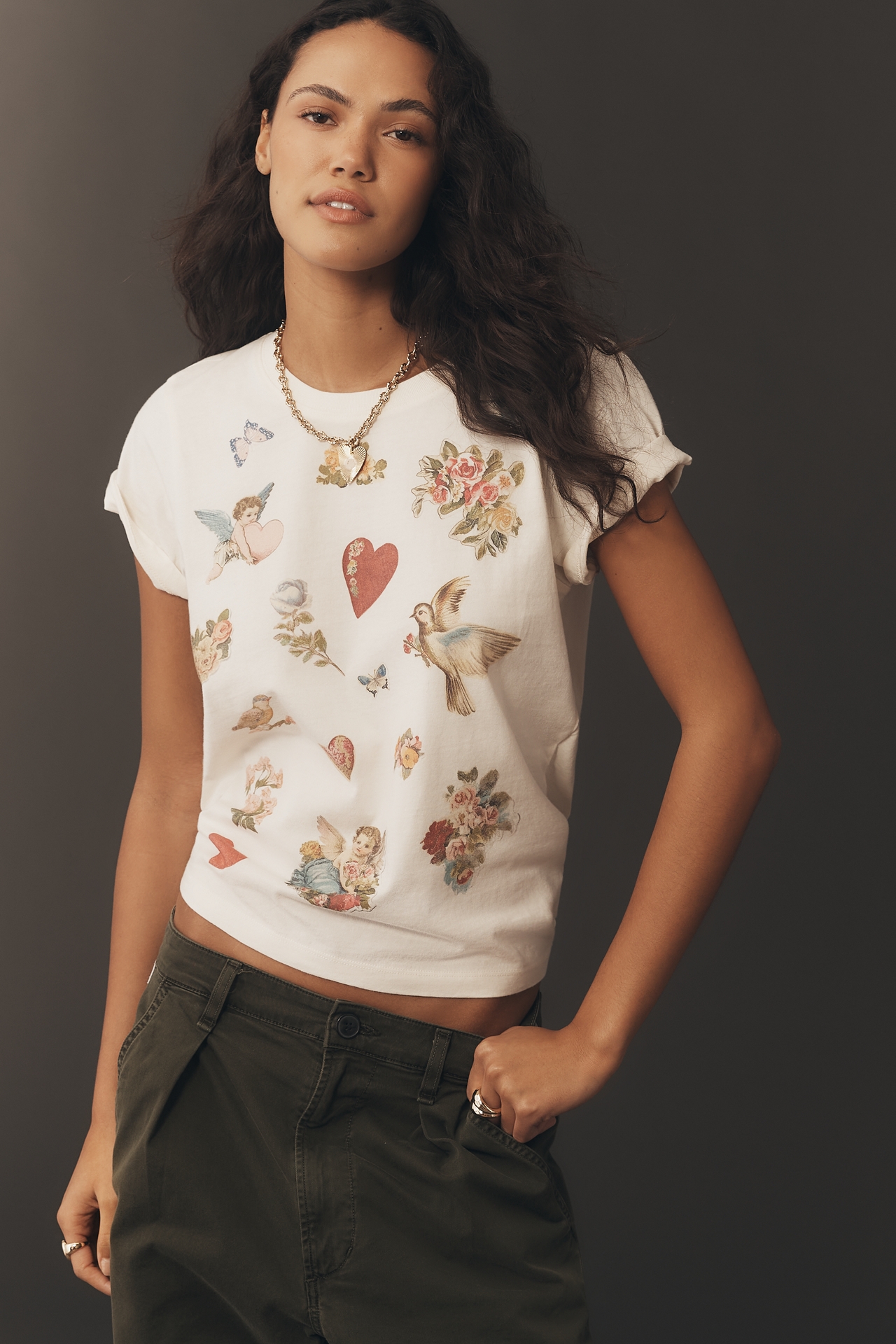 By Anthropologie Valentine Icon T-Shirt