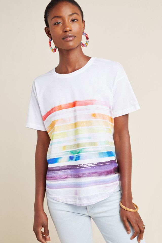 Rainbow Color Swatch Tee #3