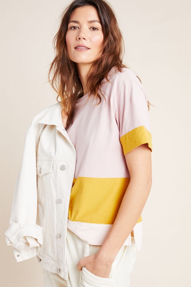 Mallory Colorblocked Top | Anthropologie