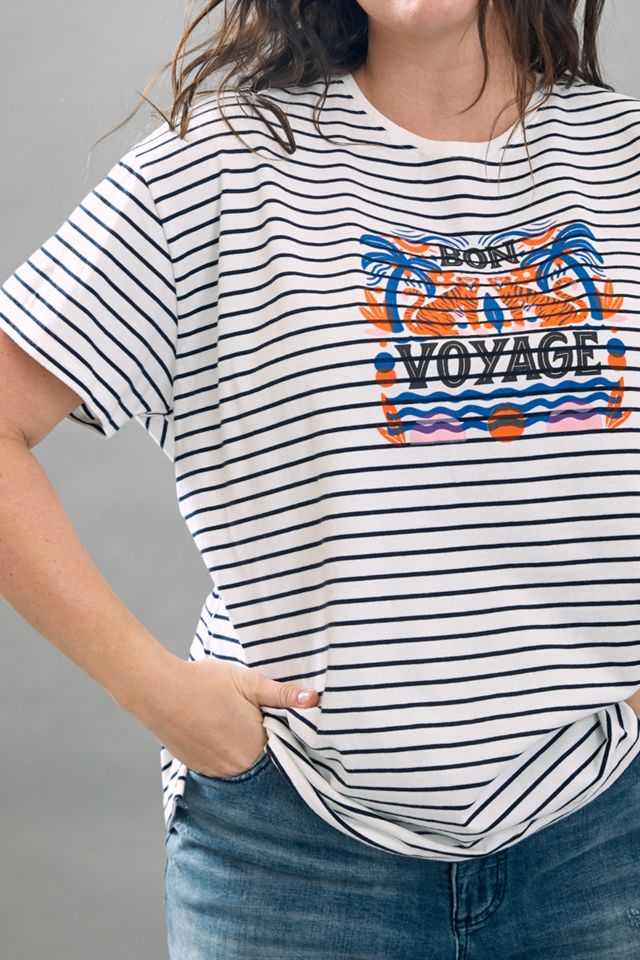 Super Nice Letters Bon Voyage Graphic Tee #6