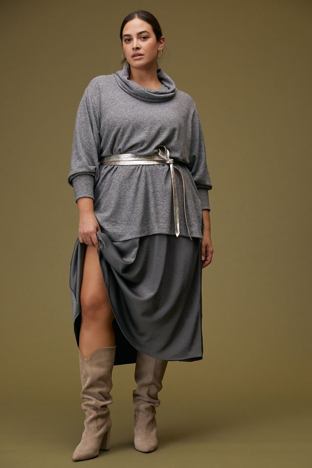 Cowl-Neck Tunic Top #4