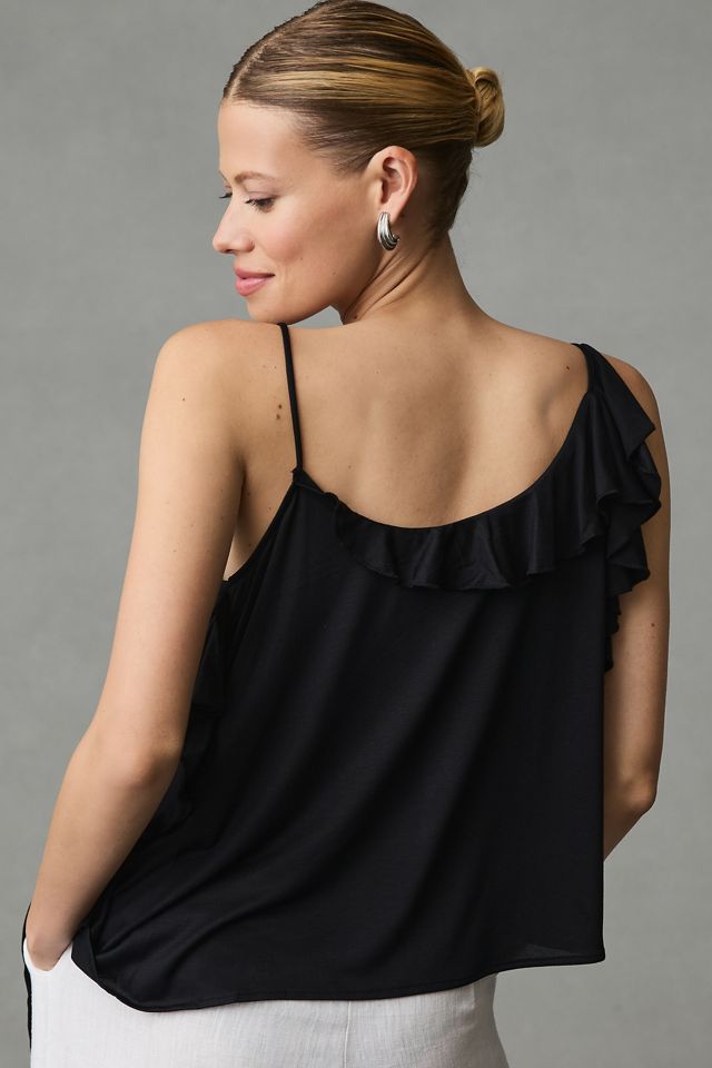 By Anthropologie Asymmetrical Ruffle Cami #1