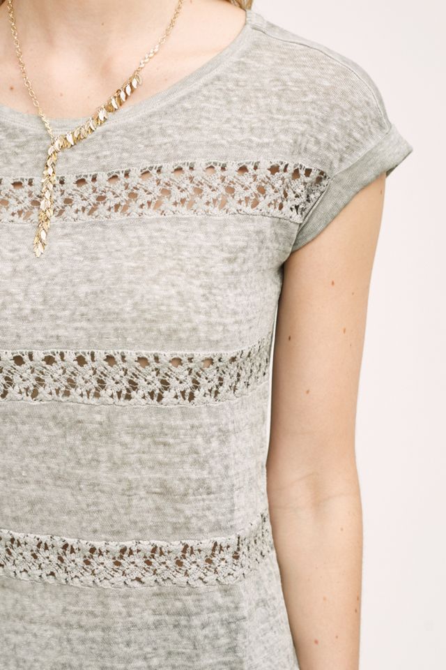 Lattice Stripe Tee #2