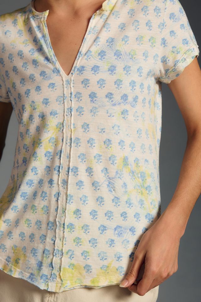 Pilcro Spliced-Neck Tee #1