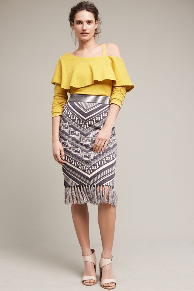 Asymmetrical Ruffle Top #1