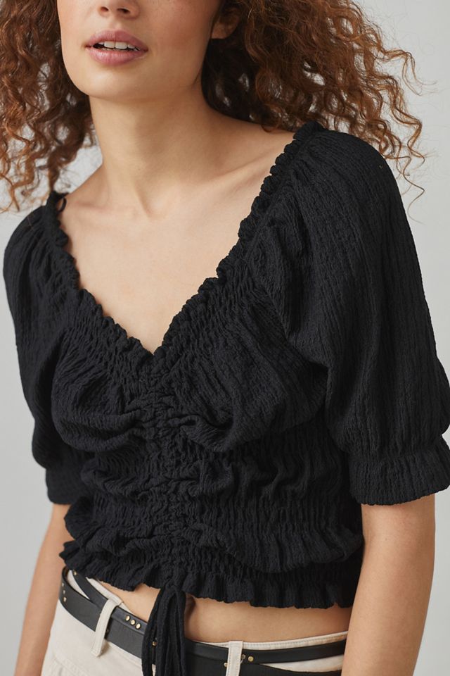 Pilcro Puff-Sleeved Top #2