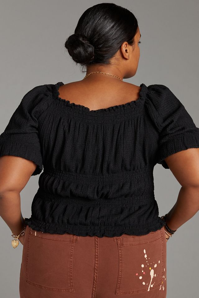 Pilcro Puff-Sleeved Top #8