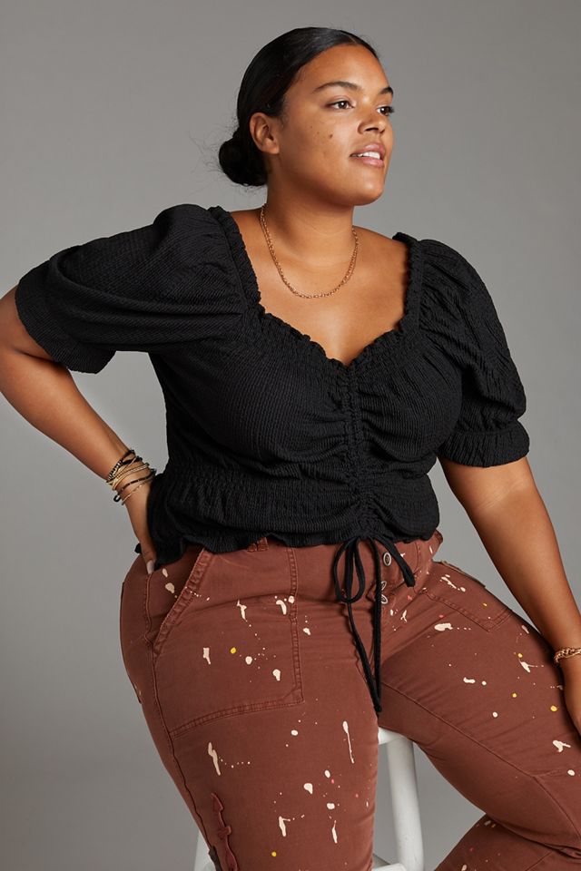 Pilcro Puff-Sleeved Top #6