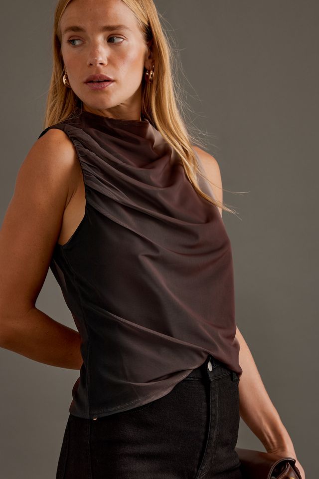 Débardeur en maille imprimée Pilcro #4