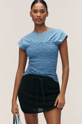 Maeve Smocked Muscle Top