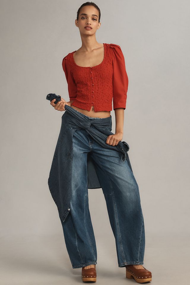 By Anthropologie Smocked Cardigan #2