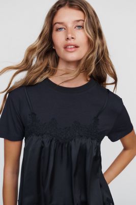 Camiseta sin Mangas Twofer en Capas By Anthropologie