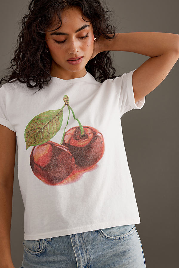 Cherry Graphic Cotton Baby T-Shirt