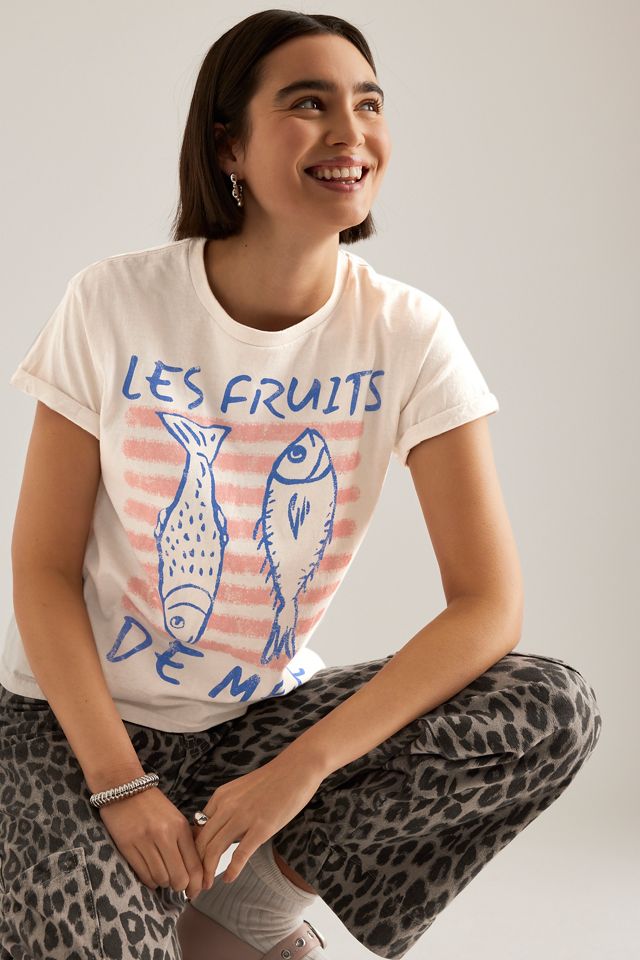 By Anthropologie Les Fruits de Mer Graphic Baby T-Shirt  #4
