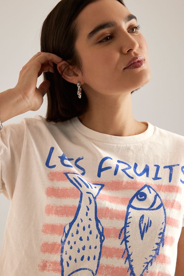 By Anthropologie Les Fruits de Mer Graphic Baby T-Shirt  #5