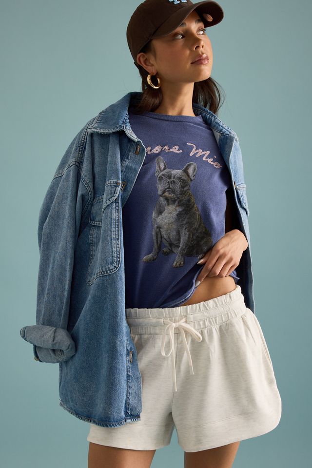 By Anthropologie Frenchie Hund Baby T-Shirt #3