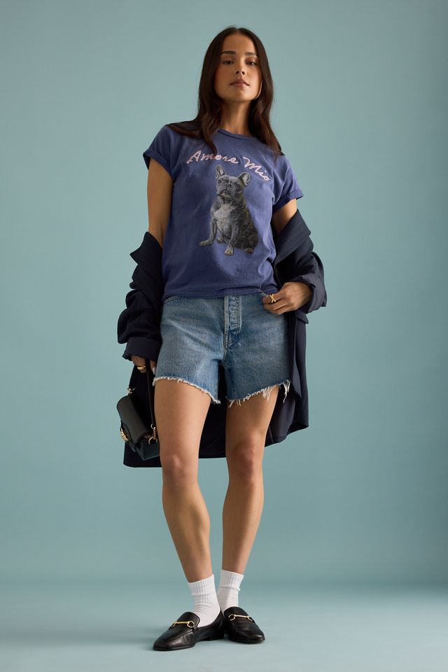 By Anthropologie Frenchie Hund Baby T-Shirt #2