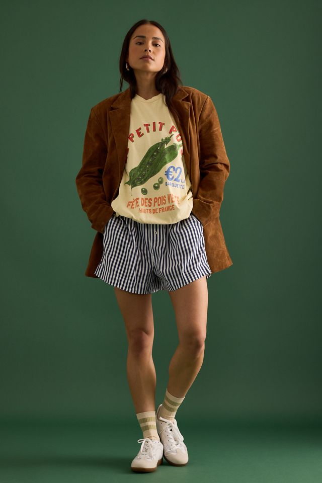 By Anthropologie Petit Pois Graphic Boyfriend T-Shirt #3