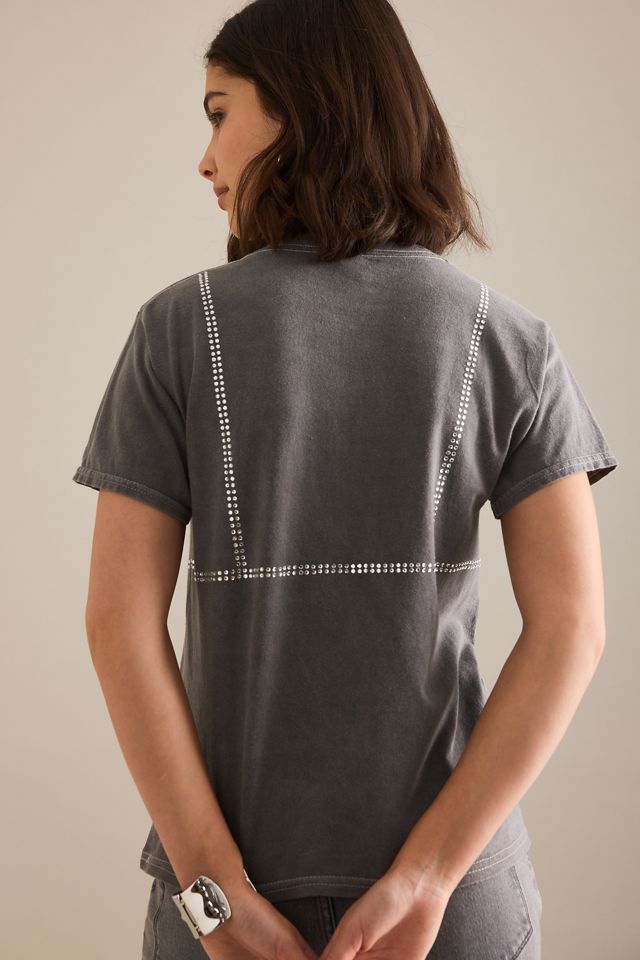 By Anthropologie T-shirt Bra Bébé Embelli #1