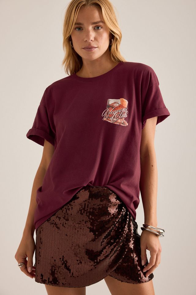 By Anthropologie Camiseta Boyfriend con Gráfico en la Espalda Negroni #3