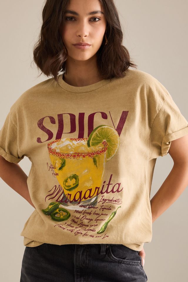 T-shirt boyfriend graphique Spicy Marg By Anthropologie #2