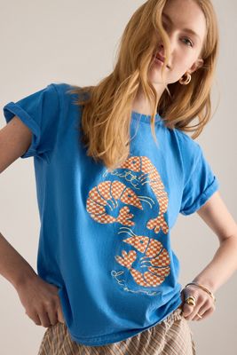 Camiseta Bebé con Bordado de Camarón By Anthropologie