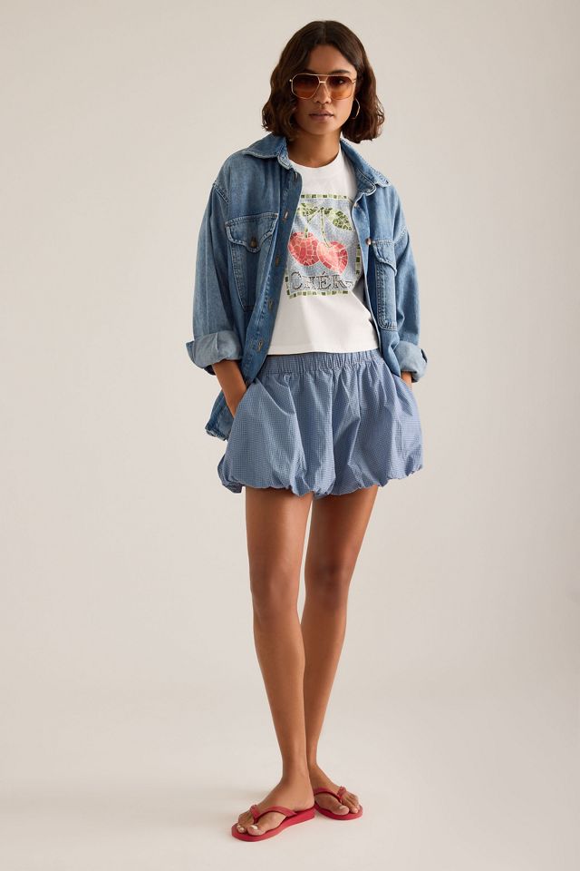 By Anthropologie Chérie Graphic Boxy T-Shirt #1
