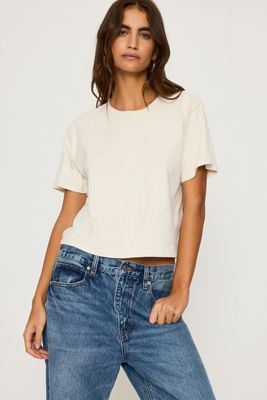 Camiseta Corta Lavada By Anthropologie