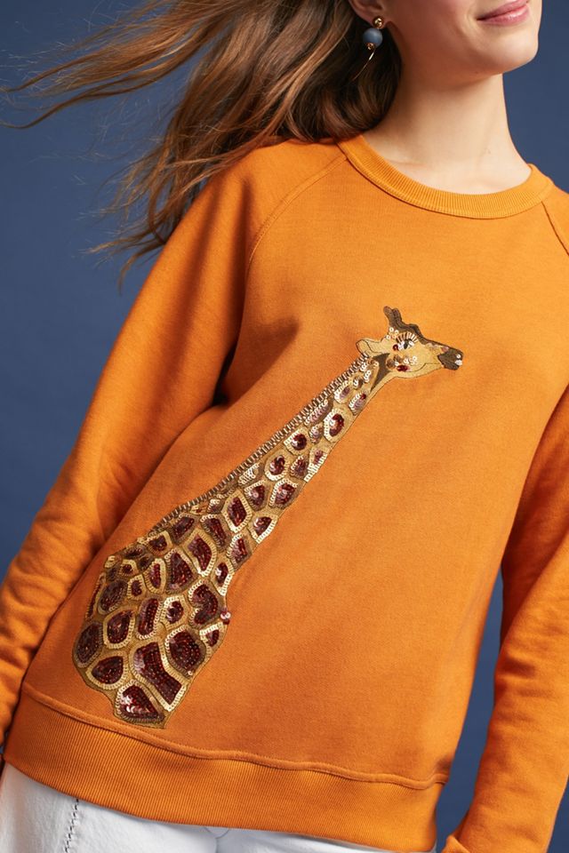 Embellished Giraffe Sweater #1